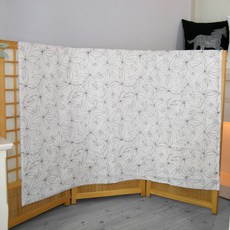 Nasan 麻印花布 P565-3, 混色