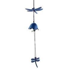 JH Company 蜻蜓裝飾風鈴, 藍色