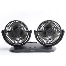 메이튼 무지개시원 3단 트윈 차량용 선풍기, TRIPLE2