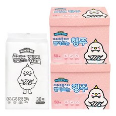 Sweet Monster 不織布抹布 50張*2盒+補充包 30張, 1組, 1套