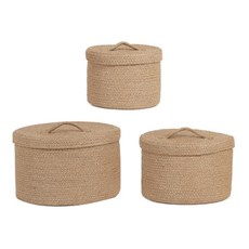 MARKET B JUTEM 籃子套組 3 CJB13N, 自然原色, 1組