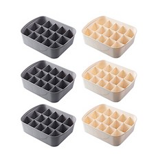 Block Mart 內衣多用途收納盒 15格 隨機出貨, 6個