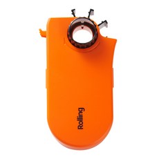 GOLD BRANCH 滾輪式膠帶台 120 x 60 x 20 mm, 橘色, 1個