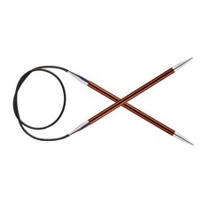 KnitPro Zing系列彩色金屬固定式輪針, 1個