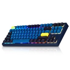 cox Endeavour tenkeyless RGB PBT 防水非接觸式鍵盤 35g, 海軍, 單品, 無數字鍵盤