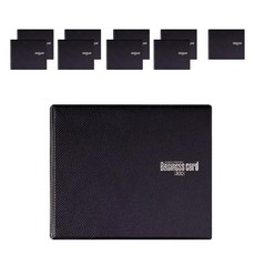 양지다이어리 비지니스카드홀더 명함첩 5호 207 x 180 mm 10p, 1단, 흑색