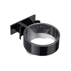 MONACO OLIVE 金屬線條單支吹風機架, 黑色, 1個