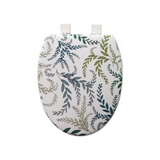Clean Life綠色樹木軟式馬桶蓋, 混色, 1個