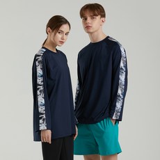 hmus Tivoli Overfit 長袖 T恤情侶防風衣 2p