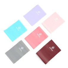 반석스포츠 마카롱 라텍스 밴드 3종 x 2p 세트, 밀크핑크, 스윗퍼플, 피치코랄, 소다블루, 초코와인, 얼그레이, 1개