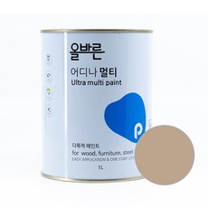 페인트인포 올바른 어디나 멀티 페인트, 베이지탄, 1L, 1개