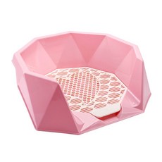 PASTEL PET 寵物鑽石造型便盆, 1個, 粉色的