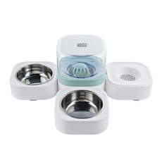PASTEL PET 寵物粉彩三合一半自動淨水器, 綠色, 1個