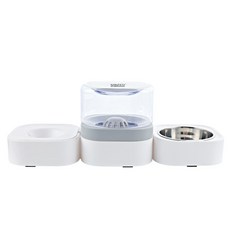 PASTEL PET 寵物粉彩雙用半自動淨水機, 灰色的, 1個