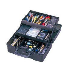 MEIHO 跑槍系統釣具箱 7020, 黑色的