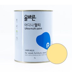 페인트인포 올바른 어디나 멀티 페인트, 스프링옐로우, 1L, 1개