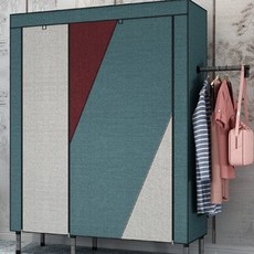 따니네 간편옷장 YG001 125B 175 x 125 x 45 cm, 혼합색상