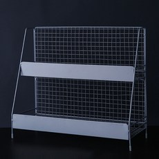 ANTS 雙層收納架 L號, 藍色