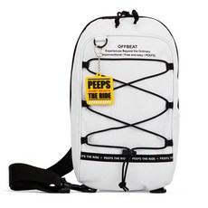 phips另類繩索斜挎包, 白色