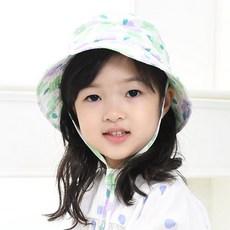 Monsieur 女童花朵涼感防曬帽