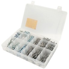 Inno Tool Wood 鐵板緊固翼直接螺絲 白色 4 種 x 30p+4 種 x 20p+Magni 塗層 3 種 x 30p+5 種 x 20p 套組 1034, 1套