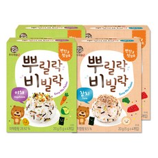 Miznco 孩童拌飯香鬆 2入組, 蔬菜口味+鮪魚口味, 2組