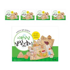 유니아트 종이생각 냉장고놀이, 혼합색상, 5개