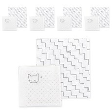 Cordi-i 竹纖維印花方巾*5入+手帕*5入