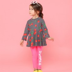 Lorry&Collin 孩童格紋印花泳裝泳褲組