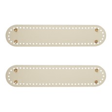 BrandYarn 鉚釘橢圓形包底 3號 編織工具, 香草色, 2個