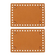 Brandyan 腳釘包底板 長方形 方形 編織工具, 2個, 棕色