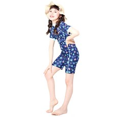ZETES SPORT 女童短袖泳裝 TGSW-2067