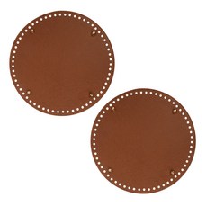 Brandyan Sokobal 圓形包底 3號 編織工具, 深棕色, 2個