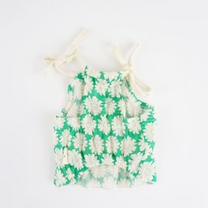 반려동물 플로랄 홀터 넥, 그린, 1개