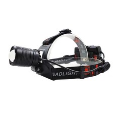 XPP70.2 LED 충전식 줌 헤드 랜턴 4900MAX 18650 DHHDJD-TH, 1개
