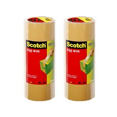 3M Scotch 包裝膠帶 3650 48mm x 40m, 10個, 棕色