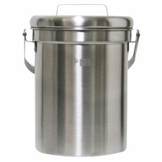 eBK 不鏽鋼廚餘回收桶3L, 單色