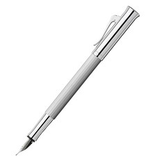 GRAF VON FABER-CASTELL 扭索飾銠鋼筆, F, 單色