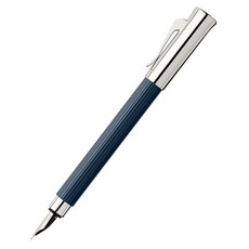 GRAF VON FABER-CASTELL Tamisio 鋼筆, EF, 夜藍色