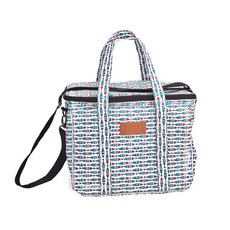 Blue industry Co 釣魚保冷袋 中型, 藍色