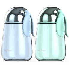 PUKO New Rabbit 水瓶 藍色 + 薄荷綠, 混合顏色, 1個, 400ml