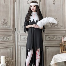 Lolidoll 萬聖節血腥修女角色扮演服裝 1249