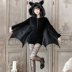 LoliDolls 萬聖節變裝連帽蝙蝠套裝