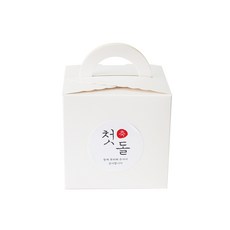 拉手賽盒+石貼, 盒子（白色），貼紙（韓文1）, 100套