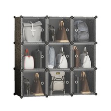 GAPANG 預製袋存儲 9 隔層黑色, 1個