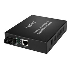NEXTU Gigabit 乙太網路單模光纖媒體轉換器, NEXT-2000GSCS-PW, 1個