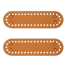 BrandYan 包底腳釘 包包底板 橢圓形 1號 編織工具, 棕色