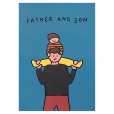 ZERO PER ZERO A3插畫風膠印海報 父子款