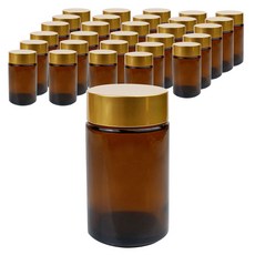 Gain Global 提取物玻璃瓶 240g + 提取物瓶蓋套組, 40組