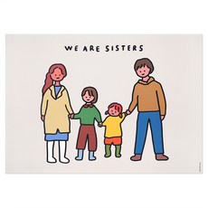 ZERO PER ZERO A3插畫風膠印海報 家庭款